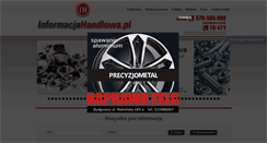 Desktop Screenshot of informacjahandlowa.pl